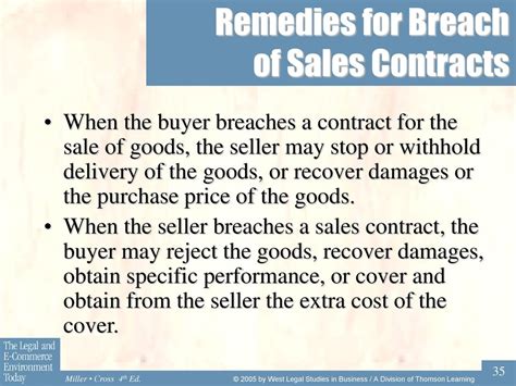 what are buyer's remedies when a seller breaches a contract